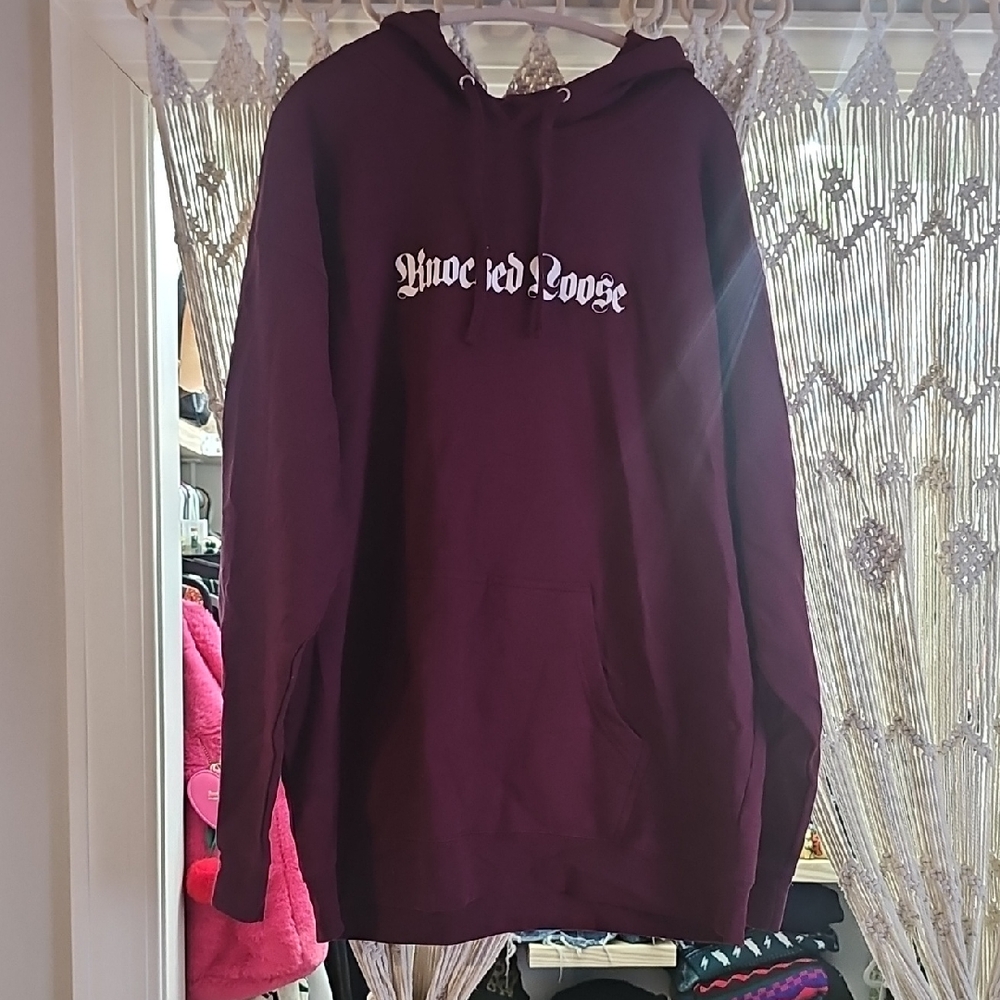 Maroon Knocked Loose Hoodie